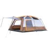 12 Person Camping Tent with 3 Door 3 Room Large Family Cabin Tents