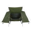 84.6*34.5*49.2in Collapsible Camping Tent with An Integrated Cot Green