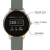 Kendall + Kylie Female Adult Smart Watch w/ Extra Strap & Earbud Set, Green Camo