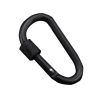 Aluminum D-Ring Locking Carabiner Light but Strong NOT for Climbing(Pack of 10)