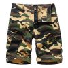 Men Camo Loose Cargo Shorts