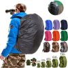 1pc 60L Portable Outdoor Backpack; Waterproof Dust Cover Travel Backpack Rain Cover Camping Sports Accessories