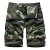 Men Camo Loose Cargo Shorts